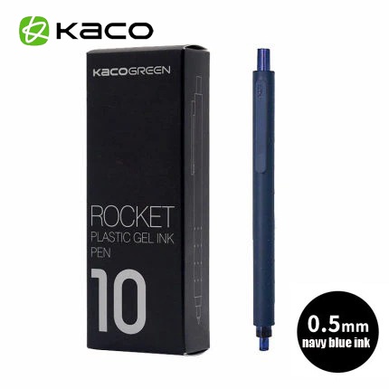 KACO ROCKET Gel Pen Pena Pulpen Bolpoin 0.5mm - Hitam