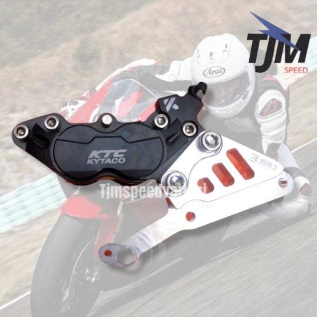 Kaliper KTC Kytaco 4 Piston CRM + Breket Kaliper CBR 250 RR ABS WR3