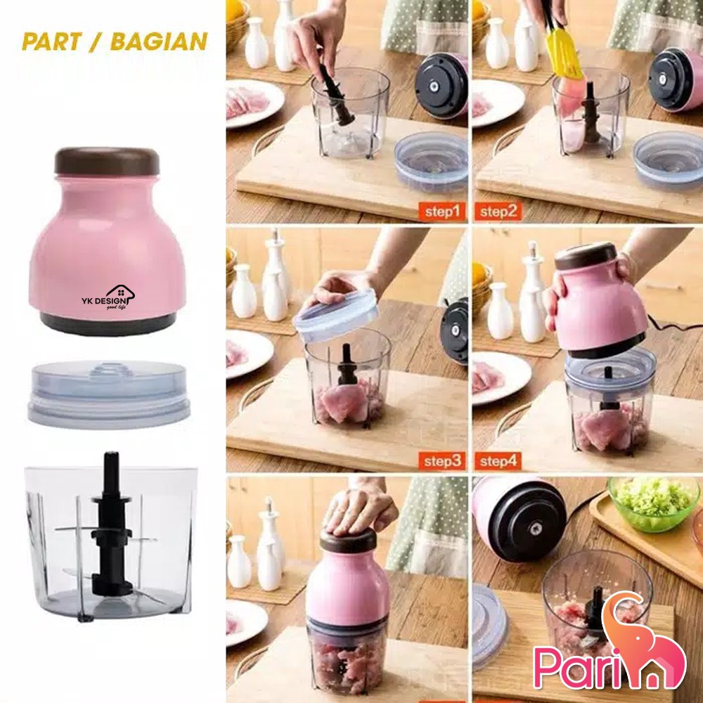 Blender Penggiling Daging / Blender mini Capsule / penggiling daging ,buah bermerek YK DESIGN YK-101