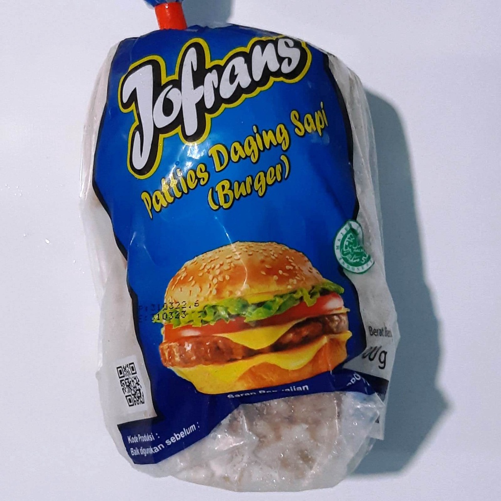 

JOFRANS Patties Sapi burger 900gr