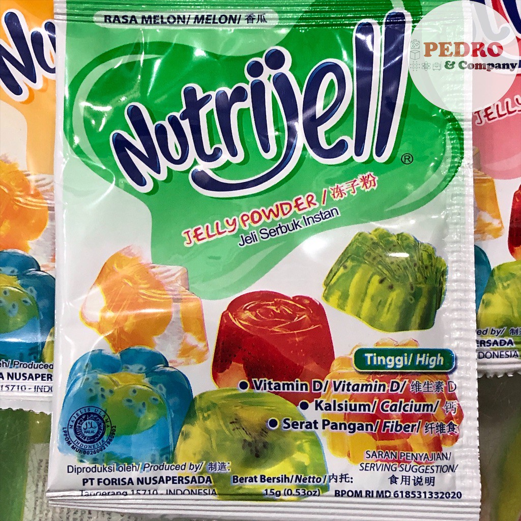 

Nutrijell jelly powder pudding serbuk bubuk rasa melon 15 gram