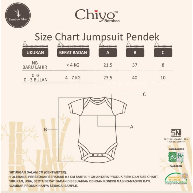 (CHIYO) SHORT JUMPSUIT BAMBOO POLOS