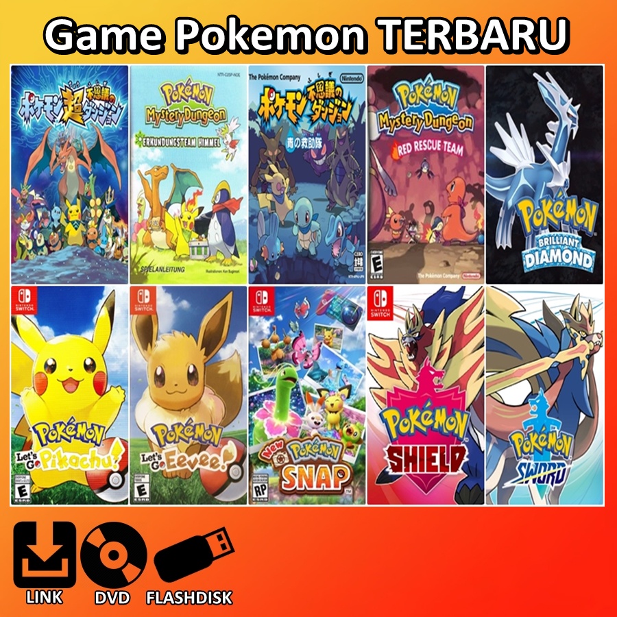 Pokemon TERBARU Full DLC Game untuk PC Laptop