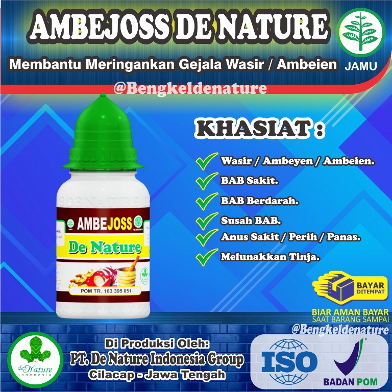 Ambejos De Nature Original Ambejoss Denature Obat Wasir Ampuh Stadium 4 Cina Paling Ampuh Ambeien He