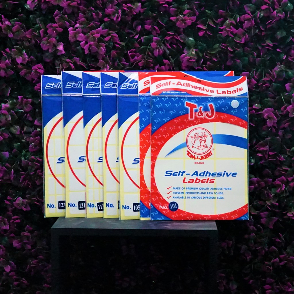 

Kertas Stiker Label - Self-Adhesive Labels - Tom and Jerry - 10 lembar