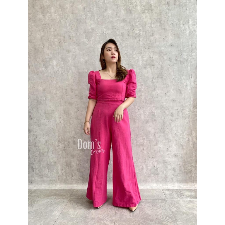 Domscorner - Kulot set Version - Ye jin set CELANA (PO PRE ORDER)-1