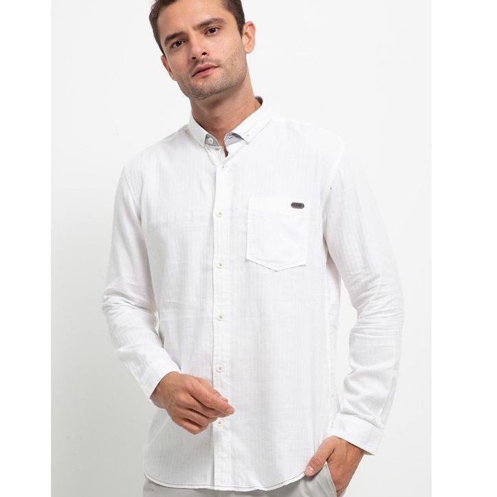 Kemeja Putih Pria Original Lois KLL123