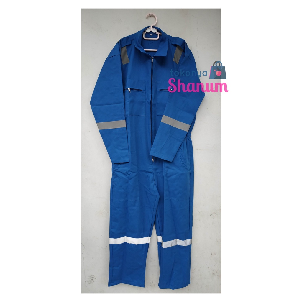 Katelpak/wearpack coverall/seragam bengkel/safety werpak safety katelpak proyek coverall scotlight