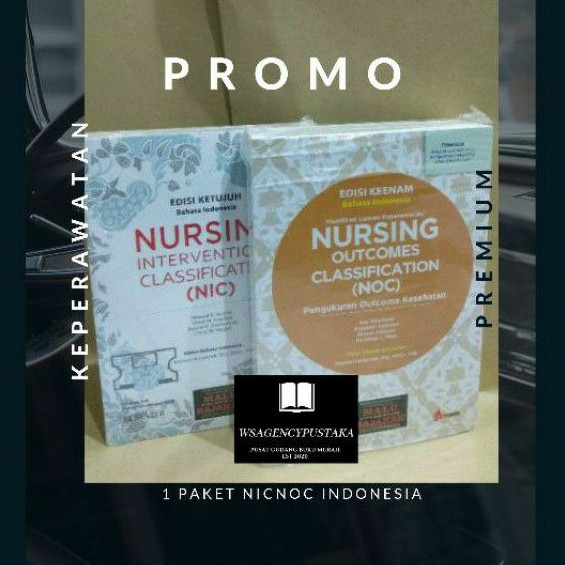 PAKET 2 BUKU KEPERAWATAN NIC NOC INDONESIA 2019-2020