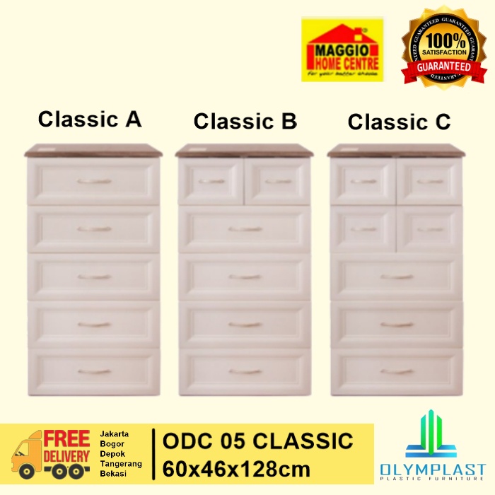 Lemari Kabinet 5 Susun ODC 05 Classic - Olymplast
