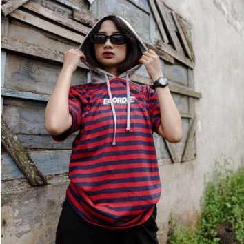 Ecordie " GLORYHILL " Kaos Lengan pendek Hoodie