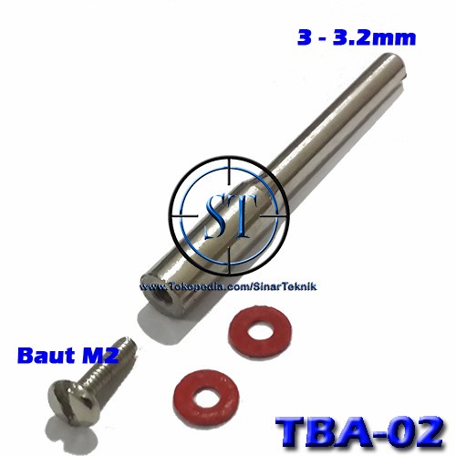 Batang As Pemegang Mata Shank Mandrel Penghubung Besi Mata Bor Resin Abrasif Mini Gerinda Grinder Rotary Tool Drill Shaft Dudukan  TBA-02