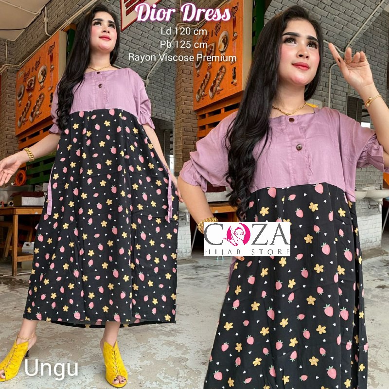 Daster Chibi Tali Samping kanan kiri Bahan Rayon Viscose Adem Busui Jumbo Muat Bb 80-90kg Xxl