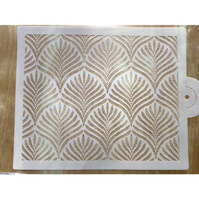 

(BISA COD) Stencil lace cake no (6) / stensil cake decor 38x31 cm