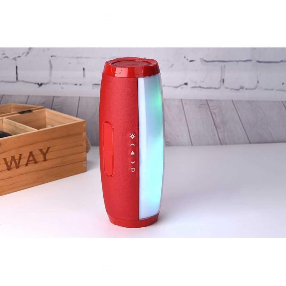 Speaker Wireless Bluetooth Portable TG 165 dengan Subwoofer Lampu LED Radio FM