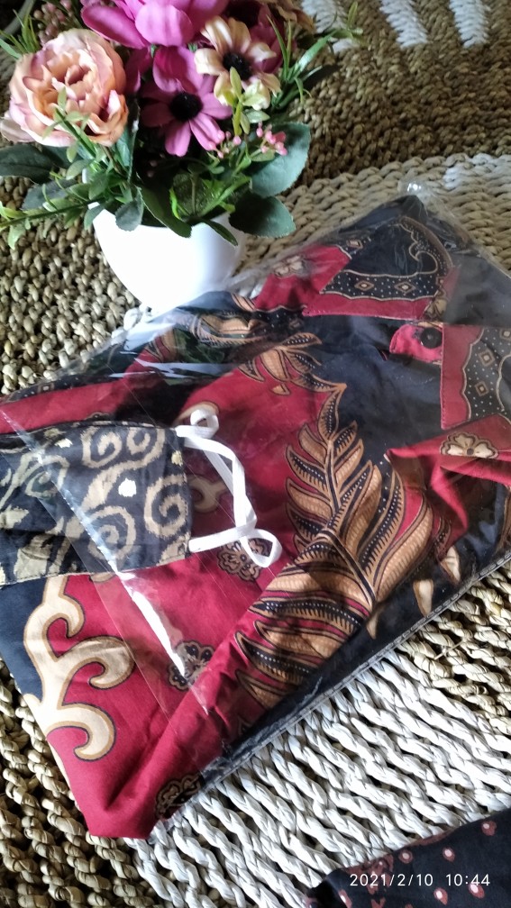 ✅new Krisnamukti Kemeja Batik Pria Lengan Panjang