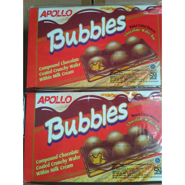 

Wafer coklat apollo bubbles