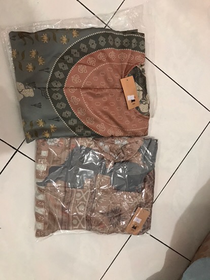 Kazami Batik Gamis - Macadamia House Fashion Muslim Busui Friendly Free Masker D3029 D3026