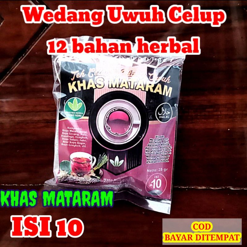 

Mustika_herbal@Wedang uwuh, teh celup isi 10