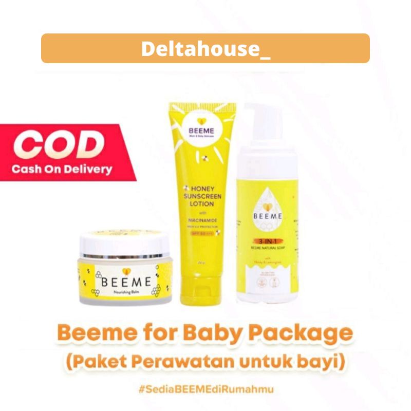 [EXTRA SUPER HEMAT] Paket Komplit Beeme [Perawatan untuk Ibu &amp; Bayi] Skincare Set