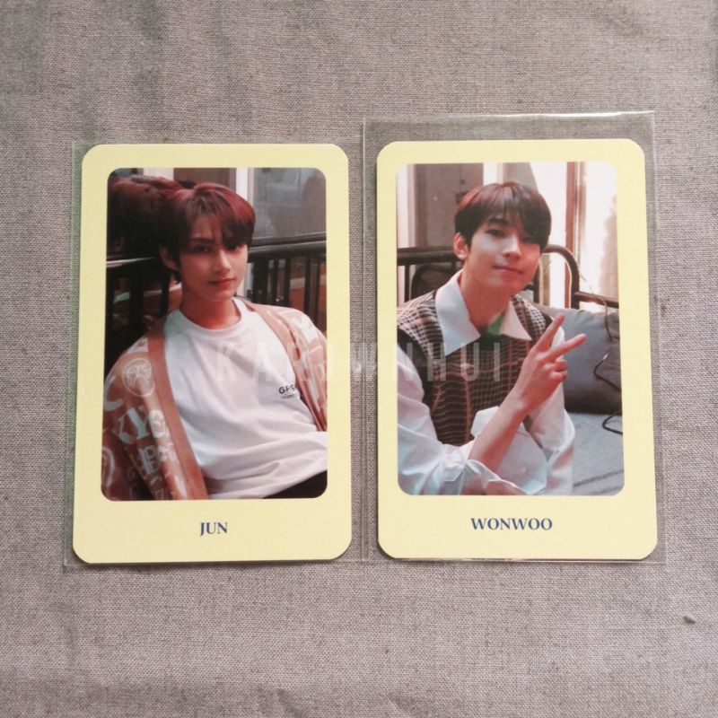 Photocard Jun Wonwoo OTR (SET ONLY) PC SEVENTEEN OTY PHOTOBOOK PB