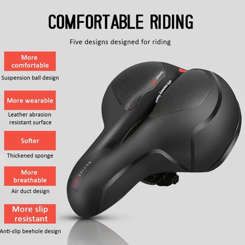 PROMO GRATIS ONGKIR Jok Sadel selle royal - Sepeda Kulit Soft Pad Off - road Style - Race Style - sadel sepeda mtb entity - jok sepeda BMX - jok sepeda empuk - jok sepeda gunung - Sadel Sepeda Comfortable Spring Shock Absorption Skidproof