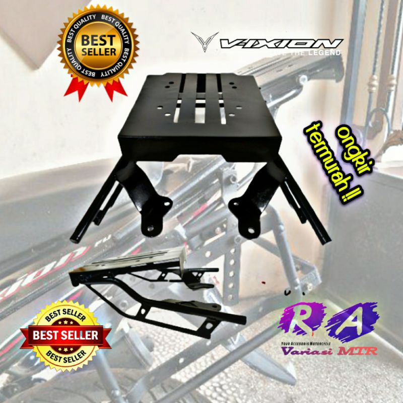 Breket Box geser Vixion bracket top box v-ixion old new vixion R vva nmax old bracket touring