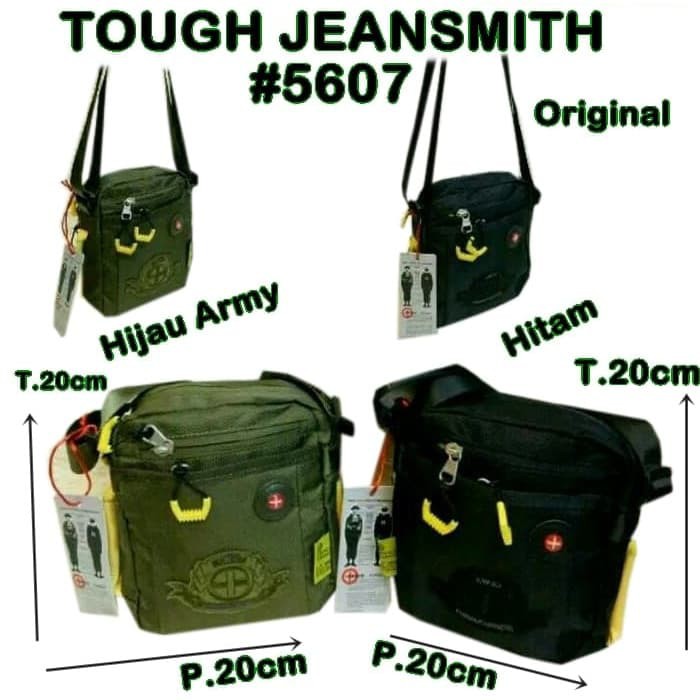 Best Item! TAS SELEMPANG PRIA TOUGH JEANSMITH 5607 SLING BAG PRIA