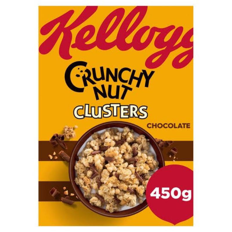 

KELLOG'S CRUNCHY NUTS CLUSTERS CEREAL