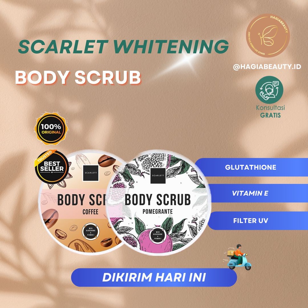 (ORI) SCARLETT WHITENING BODY SCRUB