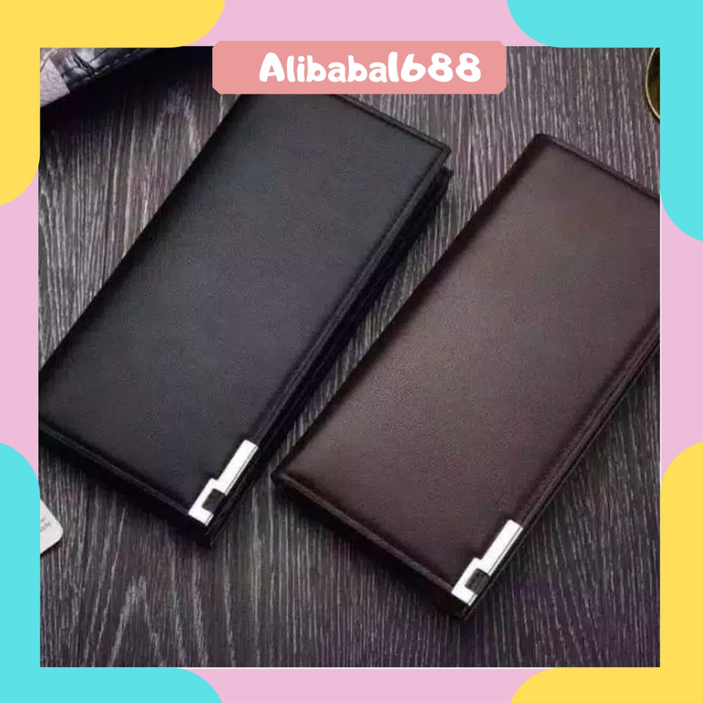 *ALIBABA1688*COD Dompet Panjang N10 Bahan Kulit DOMPET PRIA DAN WANITA Dompet import real pict