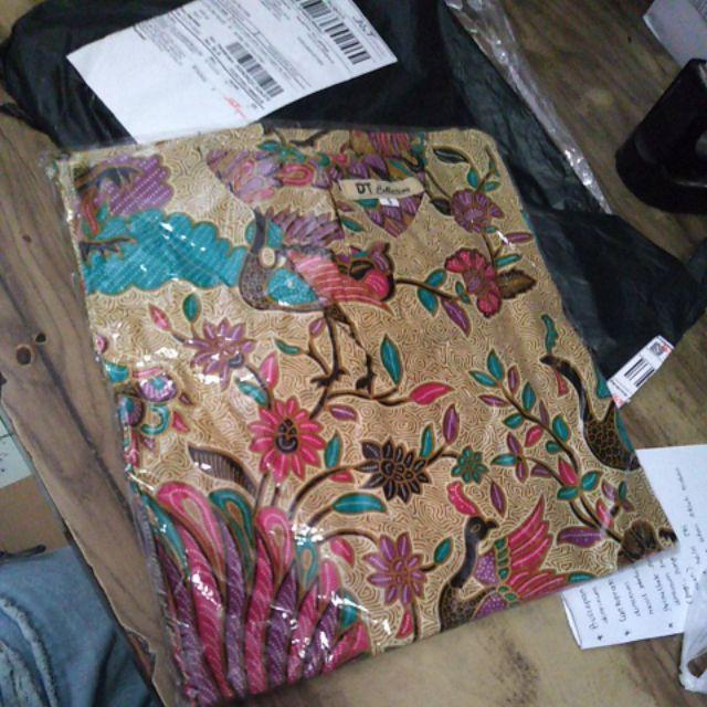 Dt Collection -atasan Blouse Batik  Cewek Tenun Sarimbit Motif Merak