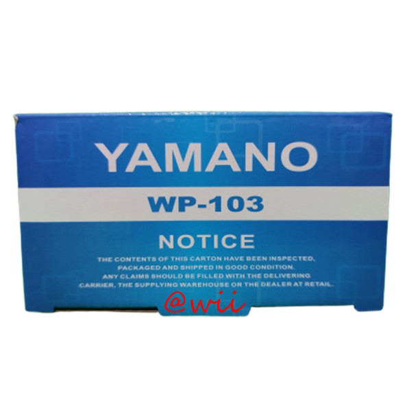 YAMANO WP 103 WP103 WP-103 Pompa Air Celup Pompa Kolam Aquarium