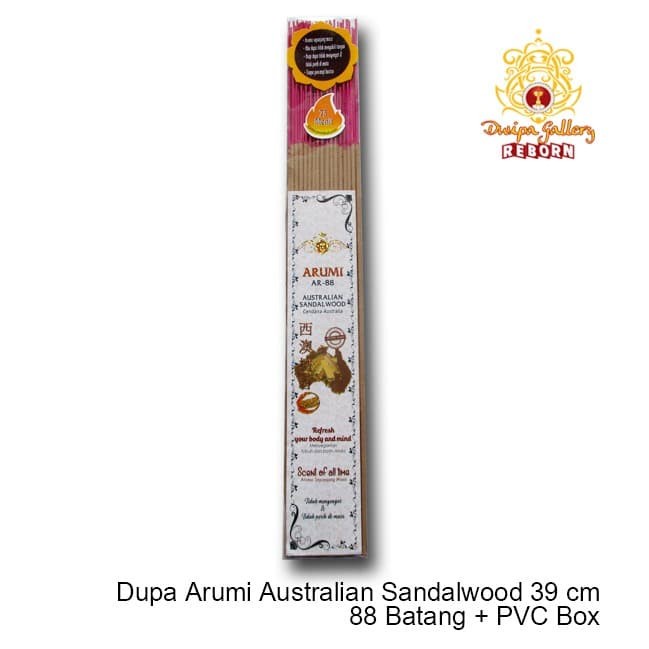 Dupa/Hio Wangi Arumi 39 cm 88 Batang + PVC Box