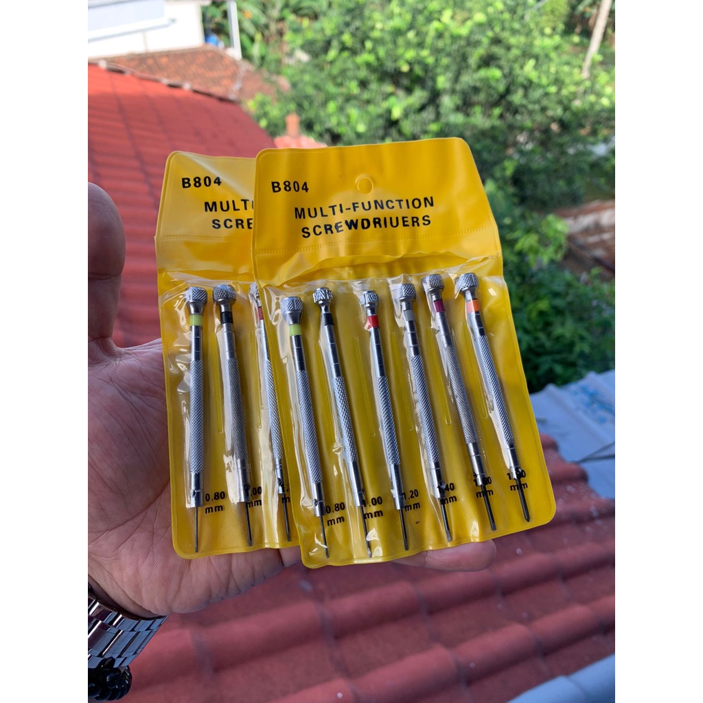 OBENG SCREWDRIVER ALAT SERVICE JAM TANGAN LENGKAP MULTI FUNGSI PREMIUM