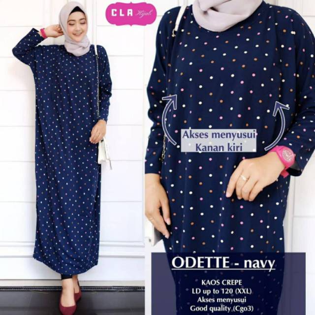 Odette Maxy, maxi dress, dress muslim, dress busui, gamis, gamis busui, gamis Jumbo, gamis kekinian