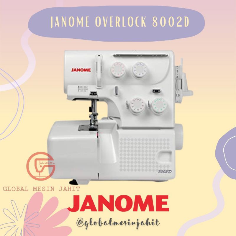 Mesin Obras Janome 8002D
