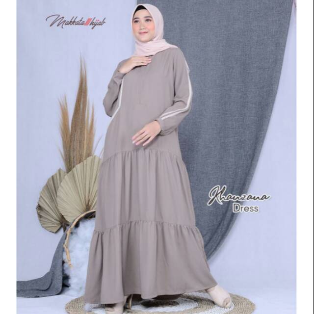 MAKKATA HIJAB GAMIS SAMANTHA CREPE PREMIUM