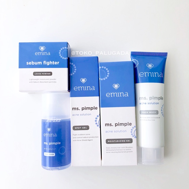 [HARGA PAKET] Emina Ms Pimple Series