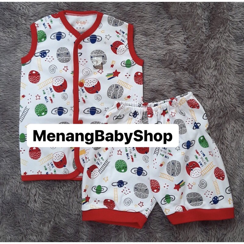 Pakaian Baju Bayi NewBorn Fully / Celana Panjang/Celana Kodok/Pendek,Atasan Panjang, Pendek, Buntung