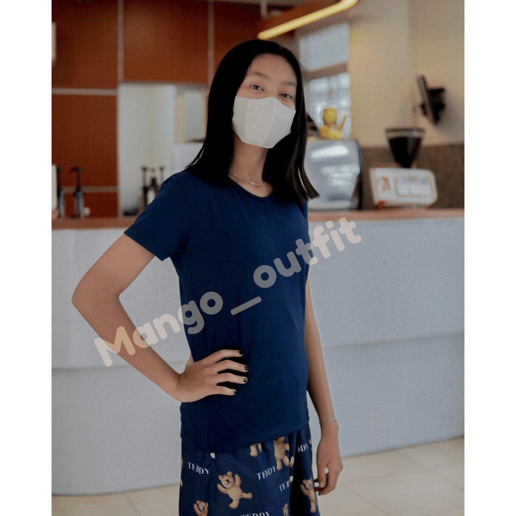 Kaos polos wanita lengan pendek Oversize Jumbo Murah Oneck