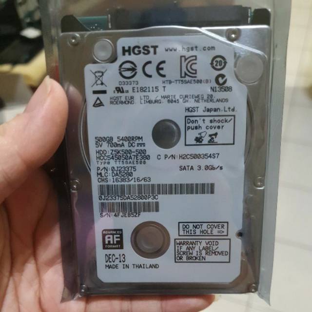 Hardisk sata 500gb