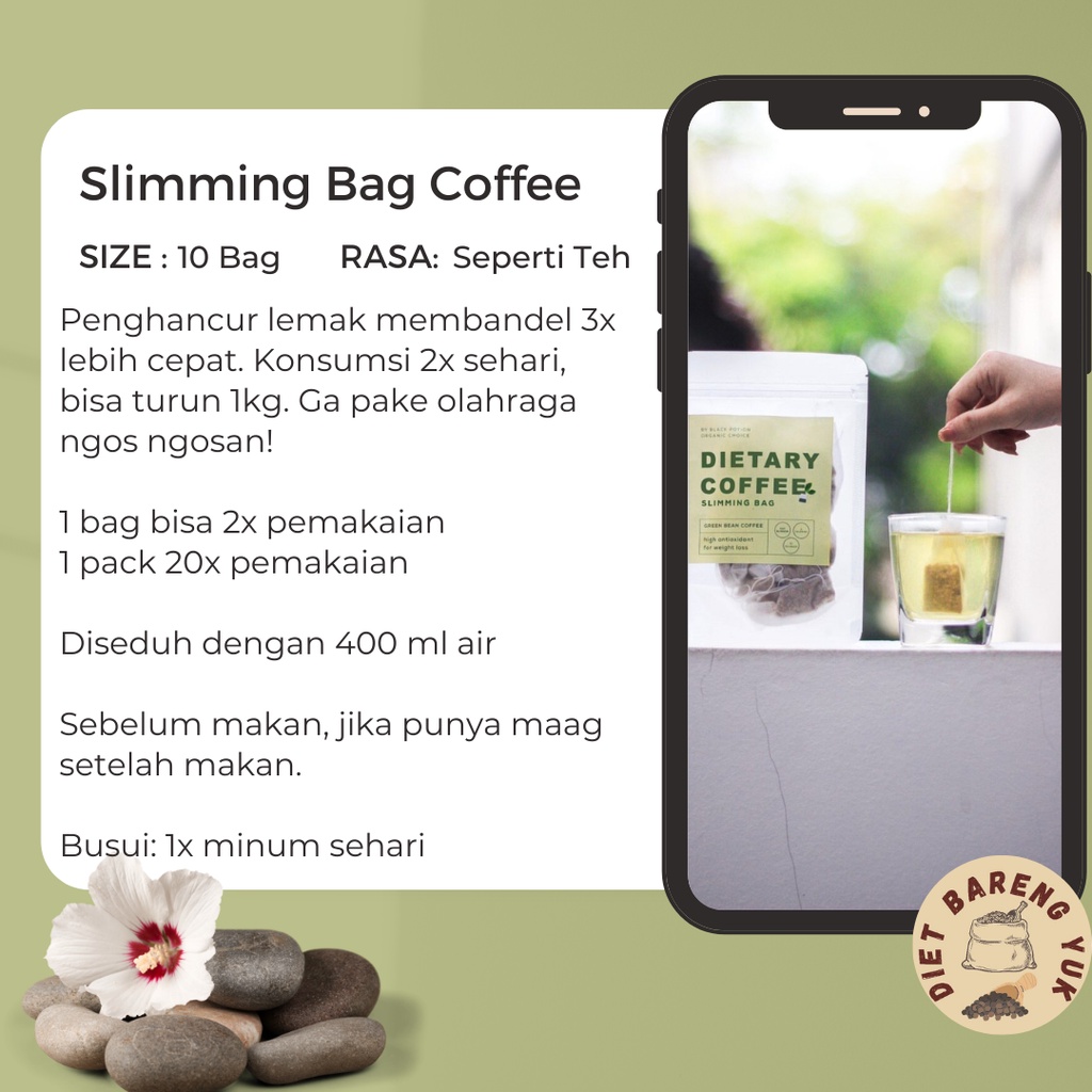 

Paket Usaha Dietary Coffee | Minuman diet kopi coffee hijau teh premium pelangsing obat diet penurun berat badan ampuh busui aman magic slim slimming tea detox detoks sachet