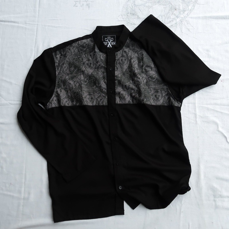 DREAMBIRDS KOKO SHIRT "WHITE OWL SQUAD" (BLACK) : DREAMBIRDS