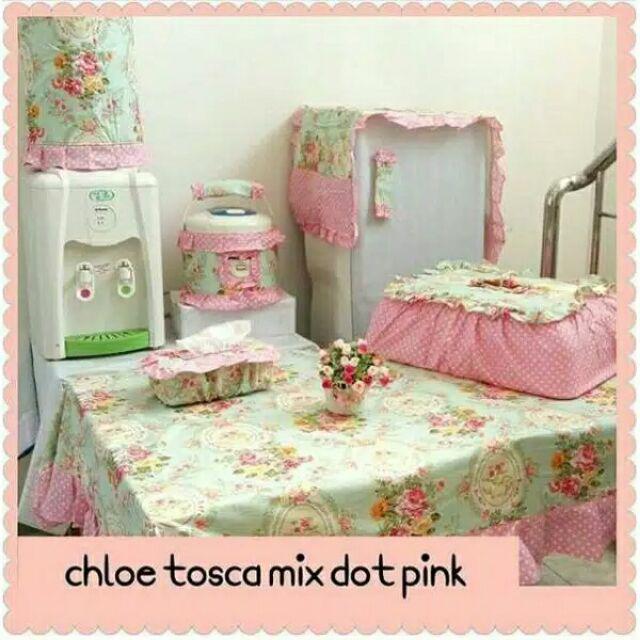 Chloe -kain Sprei Katun Lokal Meteran Vinotti Vienna