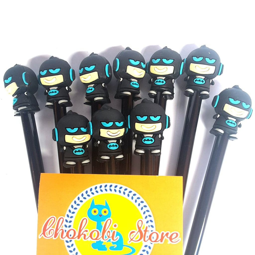 

Pulpen Gel Hitam Imut Karakter Pen Robocop Hitam Robot
