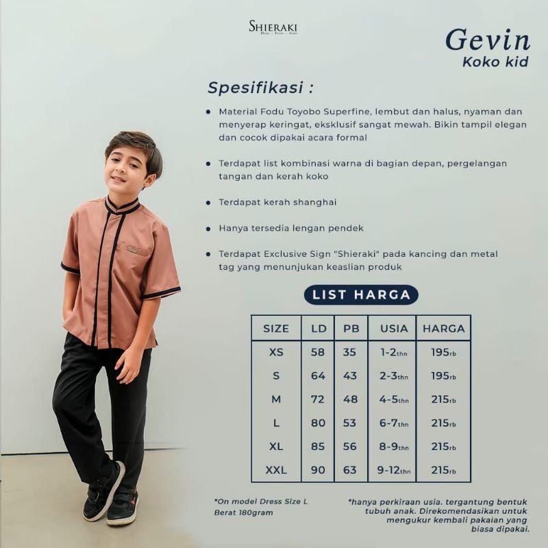 GEVIN GEVINNA FAMILY SET BY SHIERAKI SARIMBIT KELUARGA BRANDED