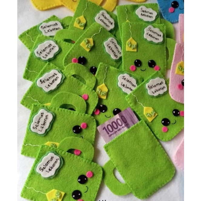 

angpao lebaran karakter gelas