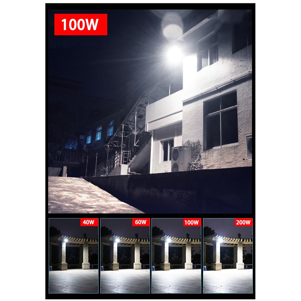 Solar Light Lampu Panel Surya tenaga 300Watts Led Outdoor Flood Light Cell【Barang ready】