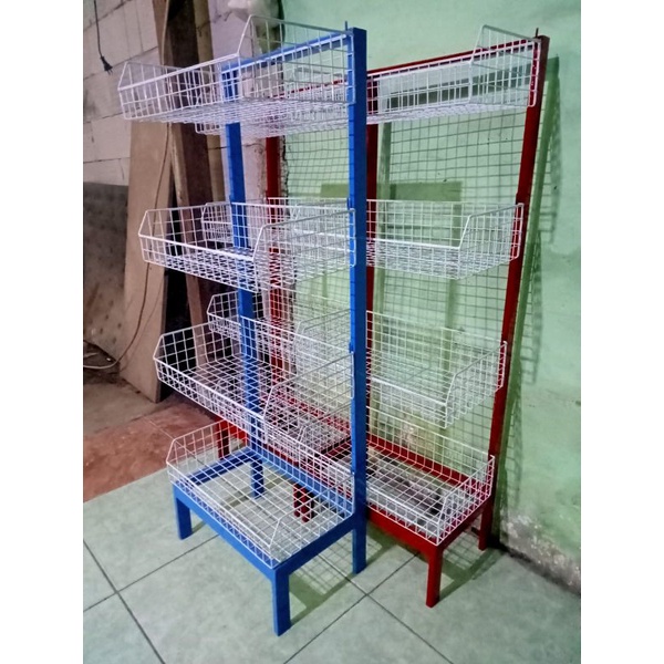 RAK CIKI SNACK UKURAN KECIL 4 SUSUN MURAH